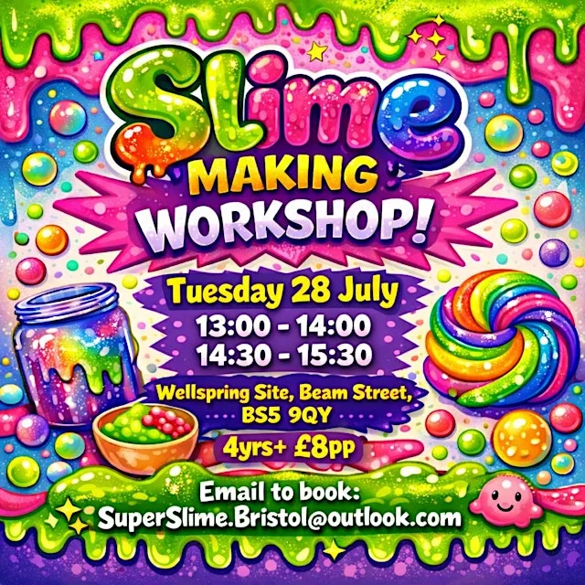 Slime Making Workshop Barton Hill Bristol at Wellspring Settlement