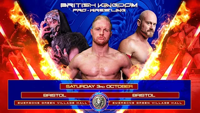 Wrestling Spectacular in Emersons Green,Bristol | Saturday 3rd October 2026 at Emersons Green Village Hall