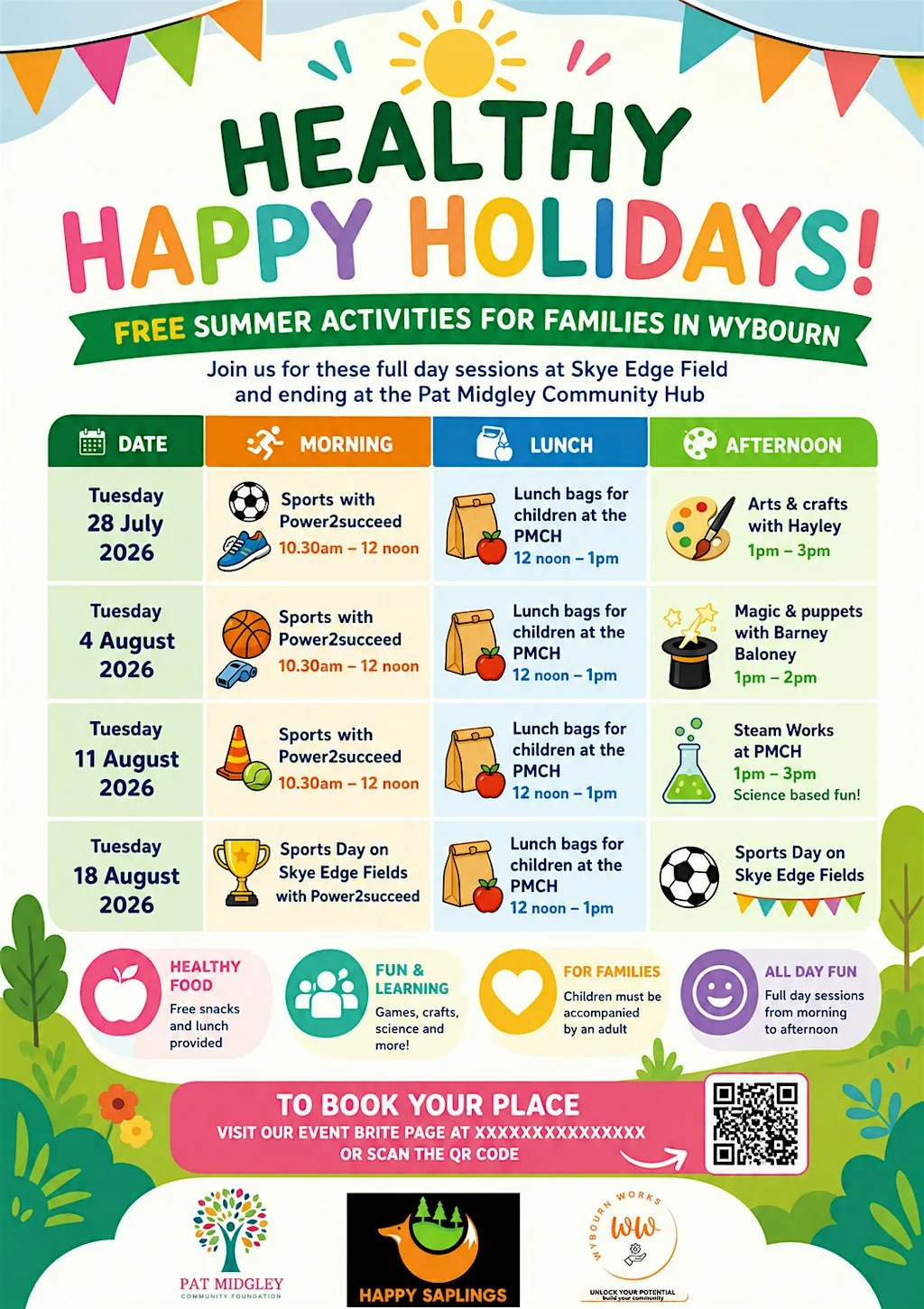 Healthy Happy Holidays 2026 at Sky Edge Playing Fields