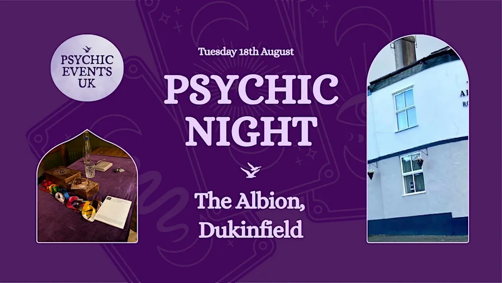 PSYCHIC READINGS NIGHT Tuesday 18th August, Albion, Duckinfield at The Albion