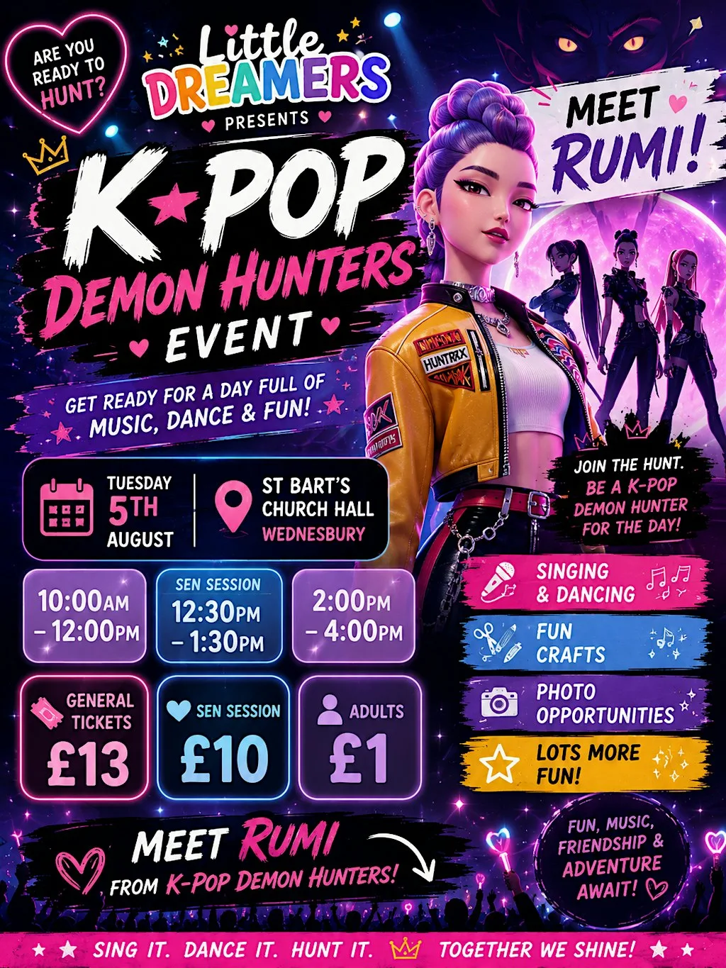 K Pop meet & greet at Slimming World Wednesbury, St Bart’s Church Hall, Church Hill