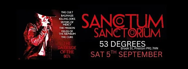 Sanctum Sanctorium - The Darkside of the 80's at 53 Degrees