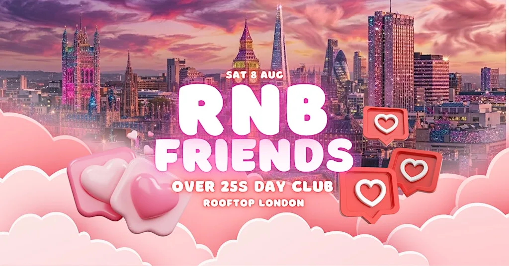 RNB Friends London 2026: Rooftop (August 15) at 45 London