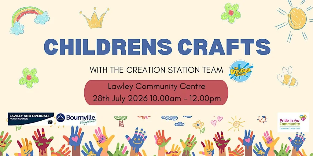 Children's Crafting with Creation Station at Lawley Community Centre at Lawley Community Centre