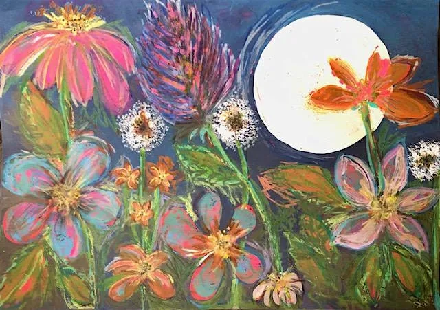 Art workshops celebrating nature and the full moon