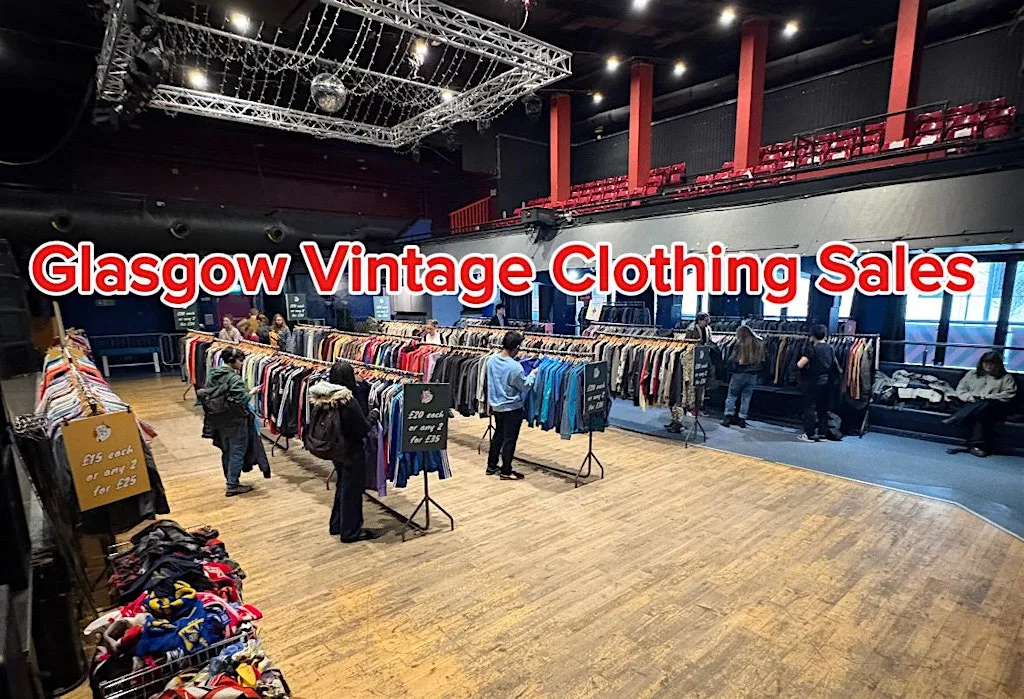 University of Glasgow Freshers Headlock Vintage Clothing Sale at Kelvin Gallery
