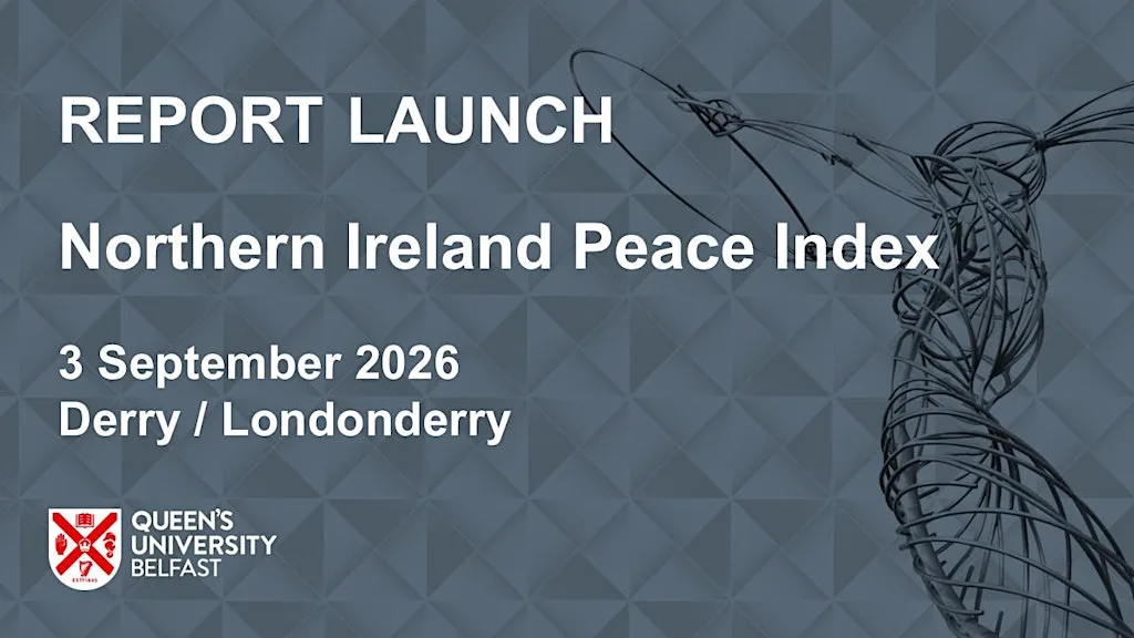 Northern Ireland Peace Index Report Launch at Holywell Trust