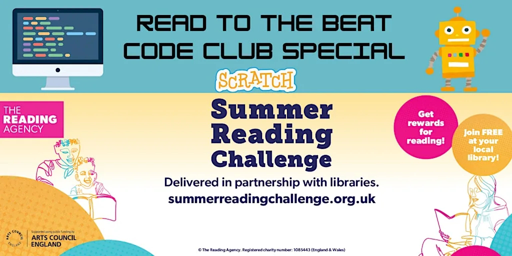 Summer Reading Challenge - Read to the Beat - Special Code Club Event at Dorchester Library and Learning Centre