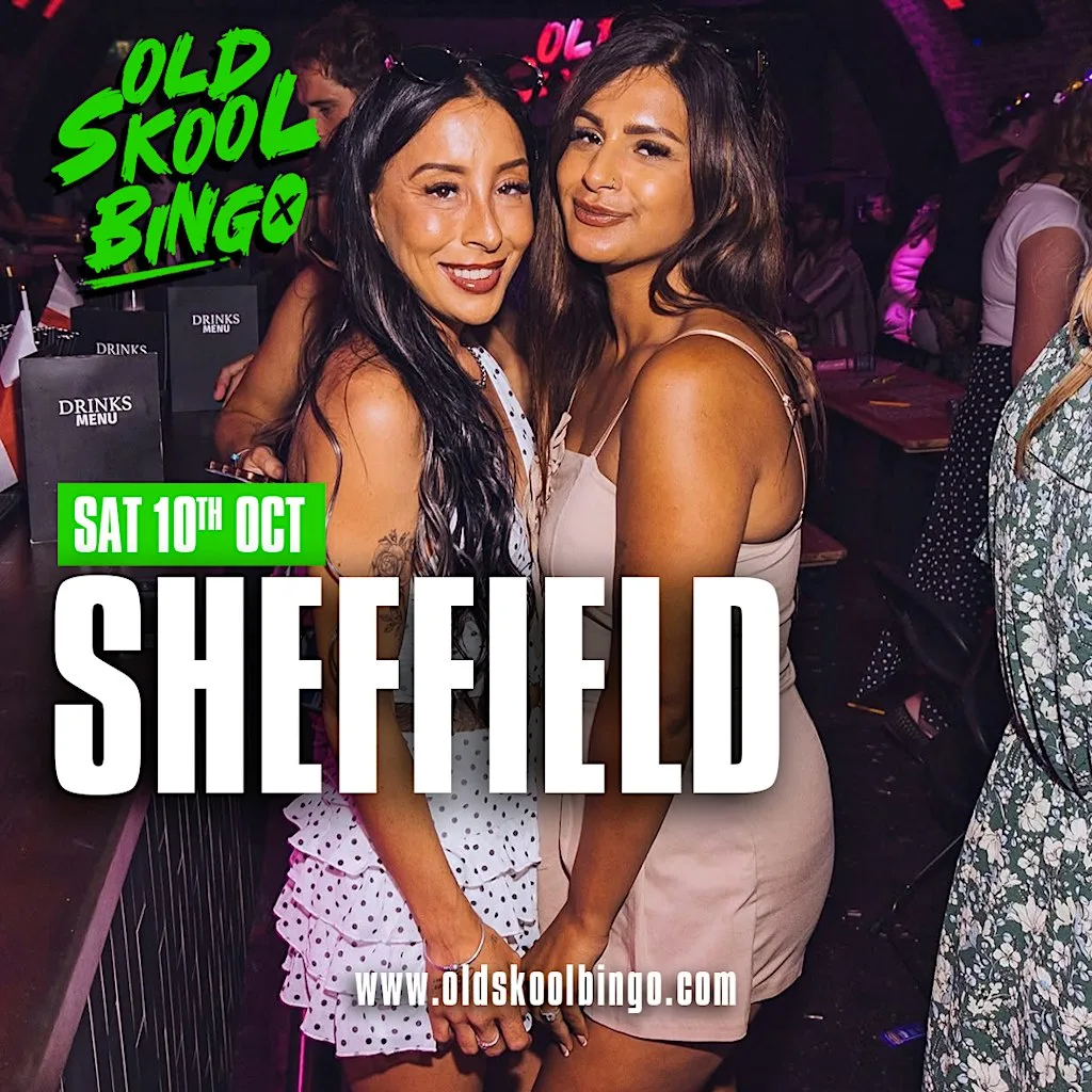 Old Skool Bingo Sat 10th Oct Sheffield at ONYX Nightclub Sheffield