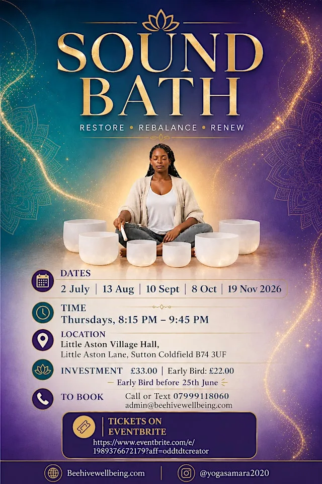 Autumn Equinox Sound Bath Preparation at Little Aston Village Hall