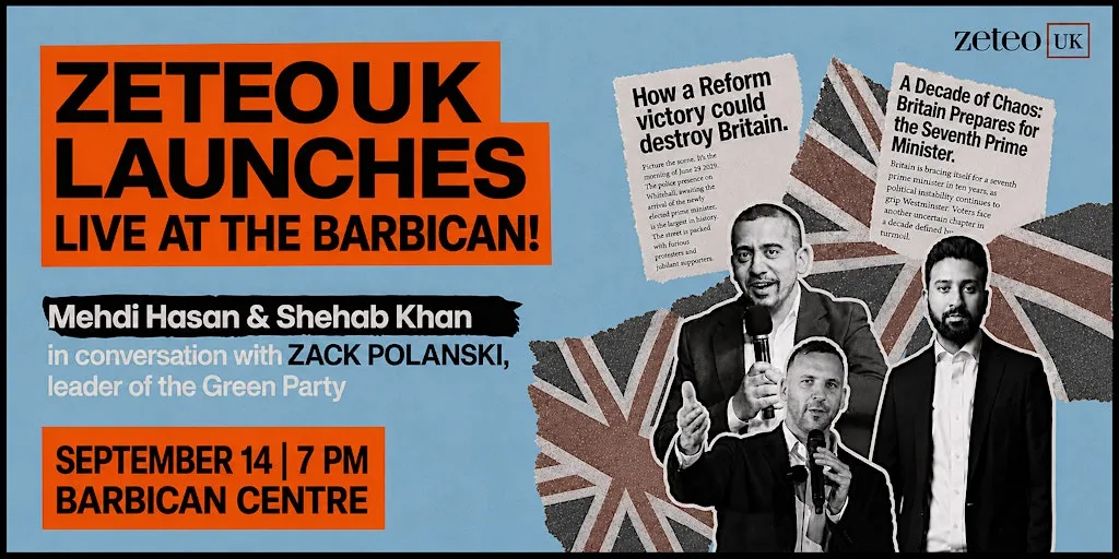 Zeteo UK LAUNCH EVENT - Live at the Barbican