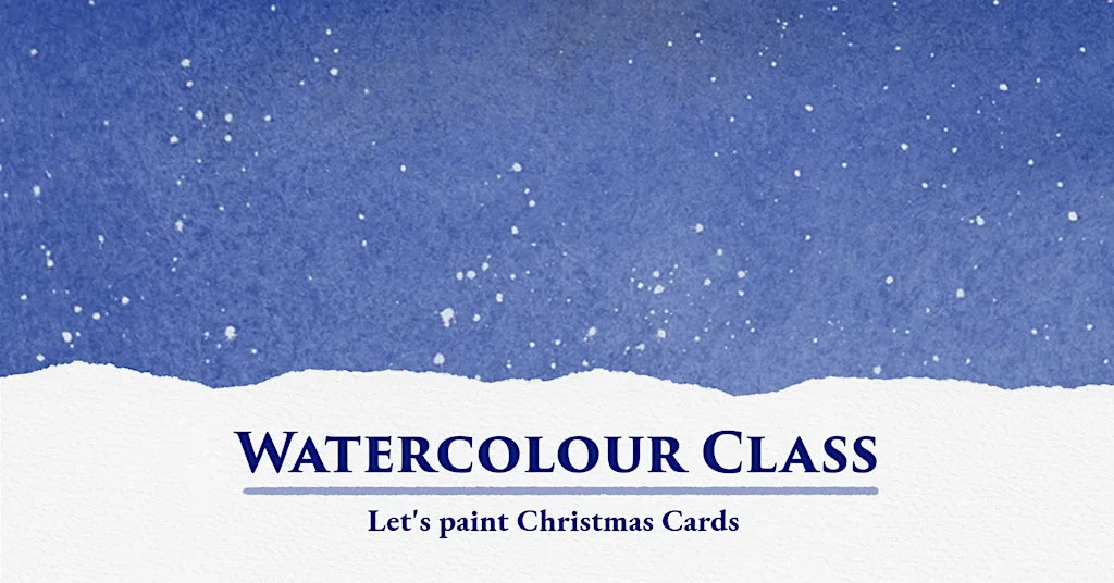 Discover Watercolour Painting – Let's Paint Christmas Cards at Freelance Dance