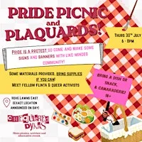 Pride Picnic & Plaquards at Hove Lawns