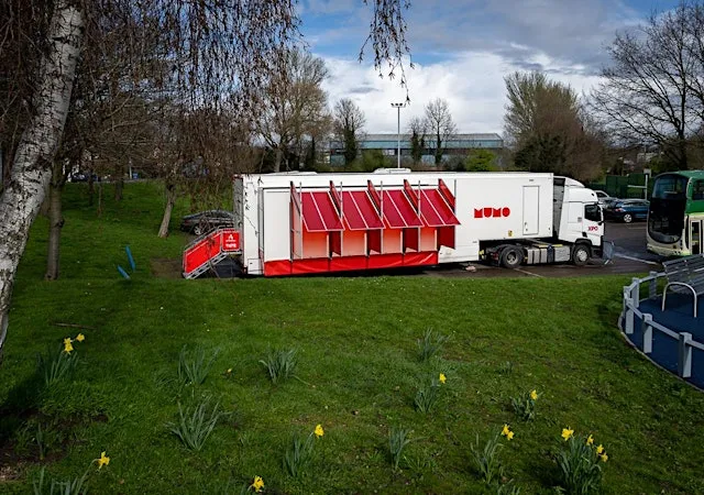 Art Explora Mobile Museum in Plymouth FREE! at New George Street