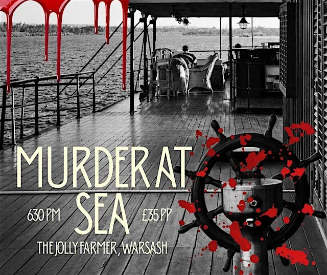 Murder at Sea: Murder Mystery Dinner Party at The Jolly Farmer Pub & Kitchen