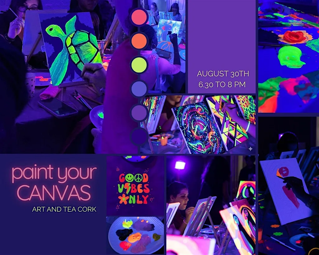 PAINT YOUR OWN CANVAS - NEON PAINT EXPERIENCE at The Liberty Bar X Resistance