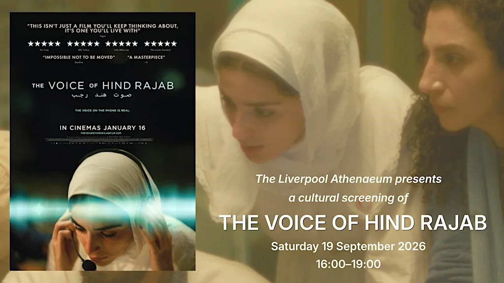 The Voice of Hind Rajab - Docudrama Screening at The Athenaeum