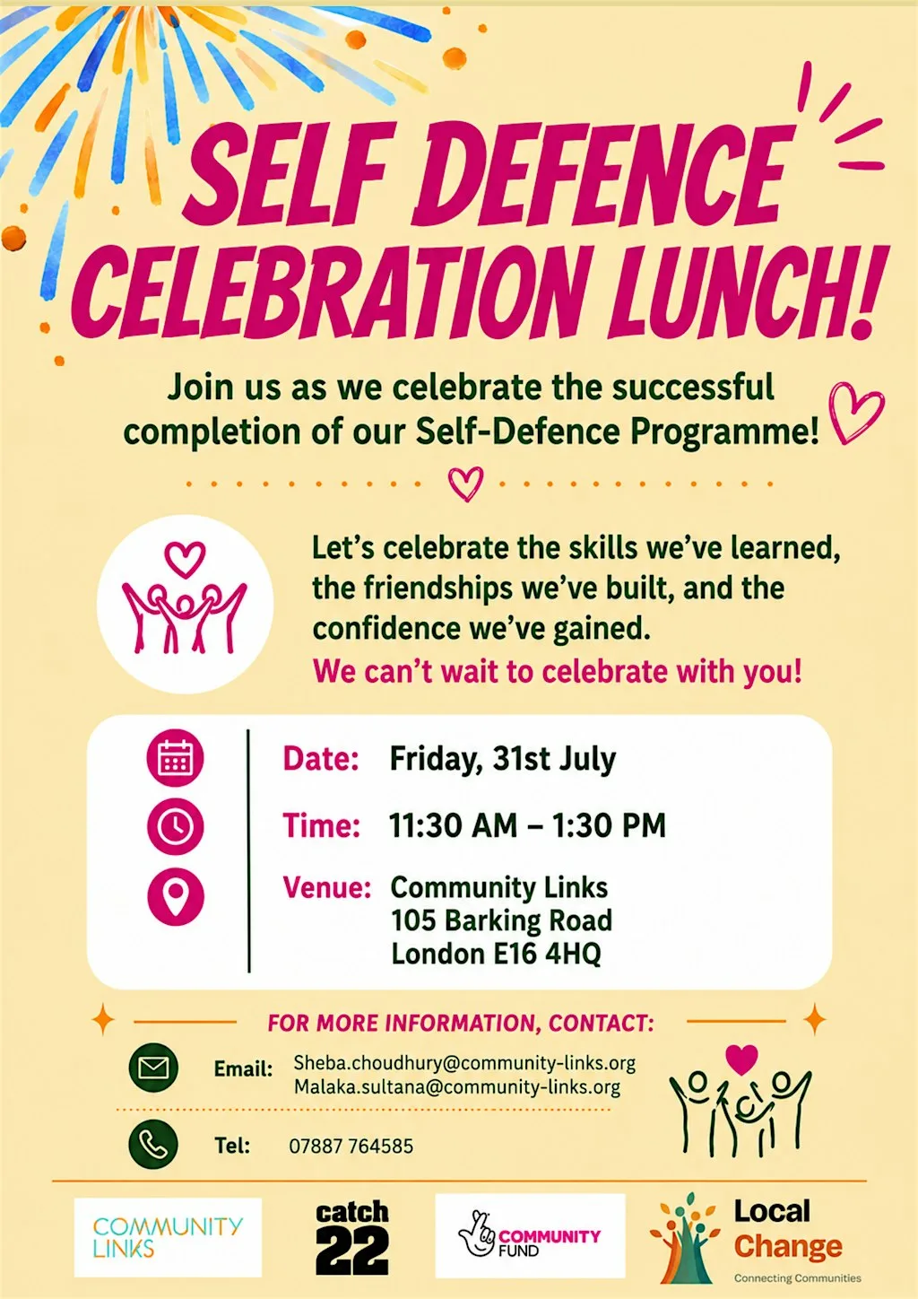 SELF-DEFENCE CELEBRATION LUNCH