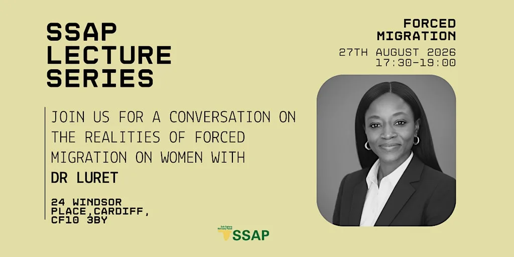 #SSAPLectureSeries: Forced Migrant Women with Dr Luret at SUB-SAHARA ADVISORY PANEL
