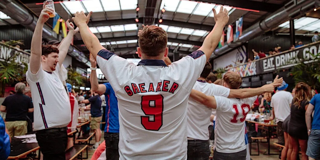 ENGLAND FANPARK: ENGLAND V SPAIN at Boxpark Wembley