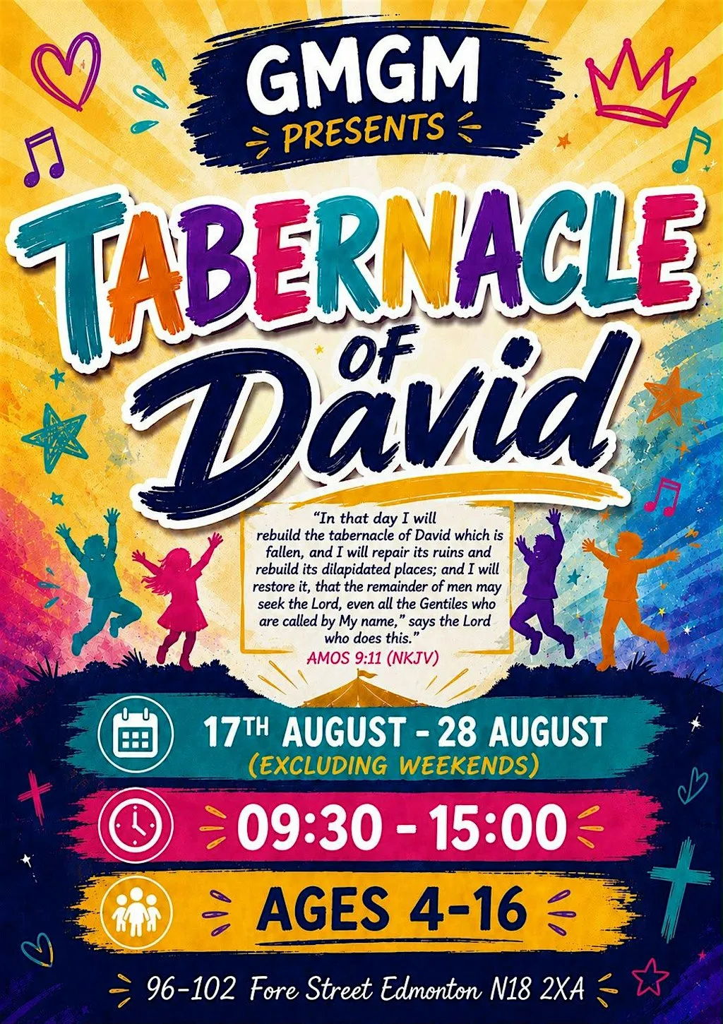 TABERNACLE OF DAVID - FREE Summer Camp 2026 at GLOBAL MIRACLE GOSPEL MINISTRIES