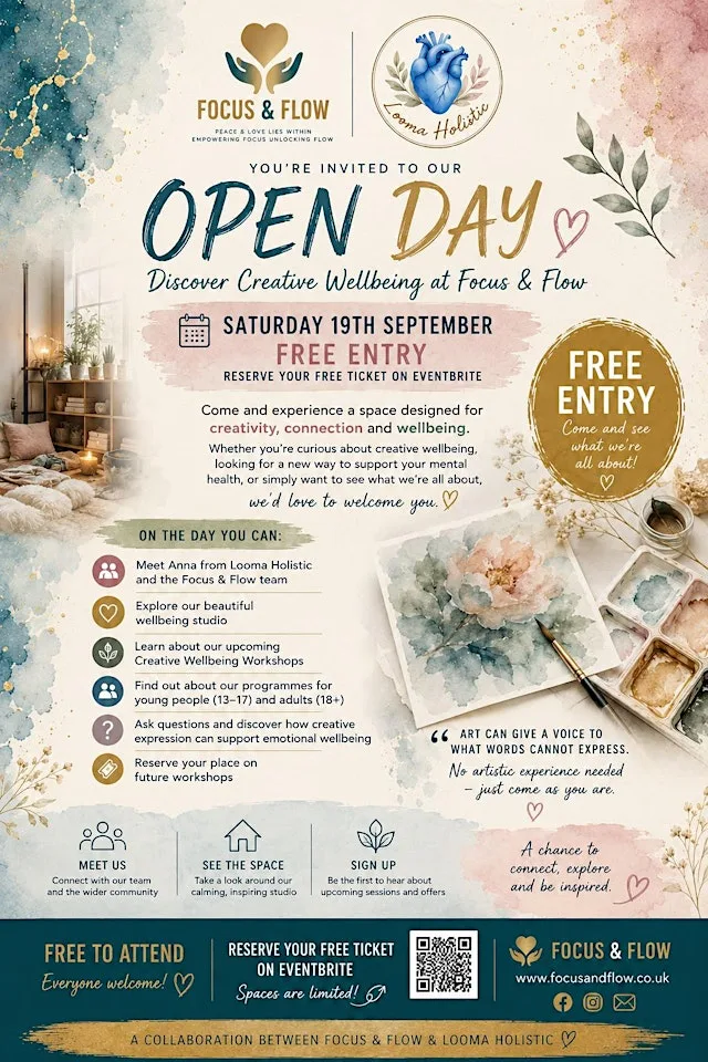Open Day - Discover creative wellbeing