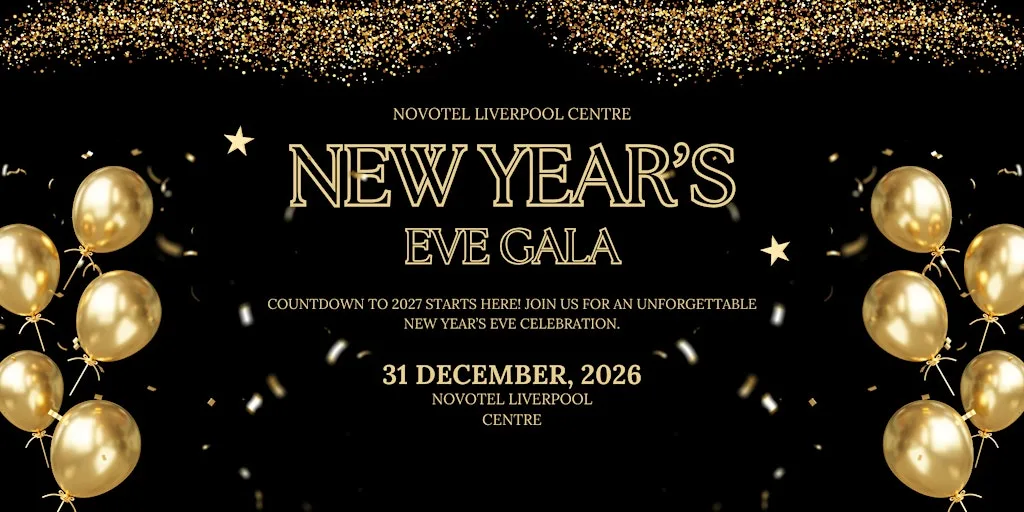 New Year's Eve Gala 2026 at Novotel Liverpool Centre