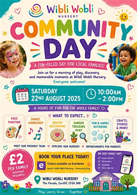 Community day at Wibli Wobli Nursery - Cardiff