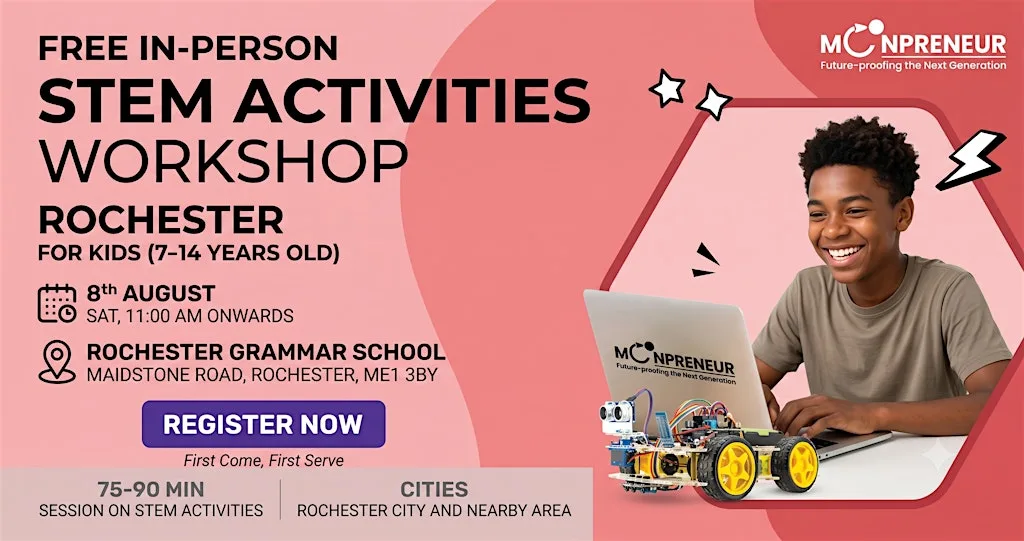 Free In-person STEM Activities for Kids in Rochester, ME (7-14 Yrs) at The Rochester Grammar School