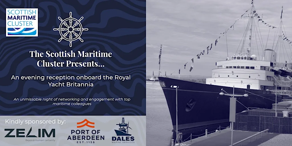 Scottish Maritime Cluster |Royal Yacht Britannia evening reception