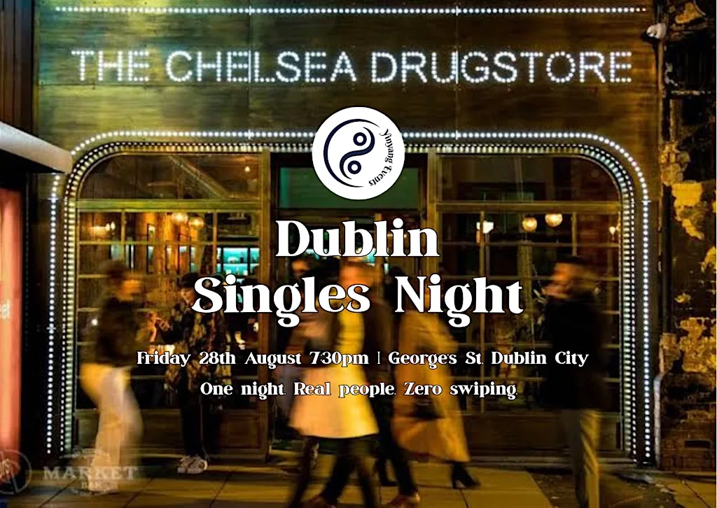 Dublin Singles Night | Cocktail on Arrival | Dublin 2 at The Chelsea Drugstore
