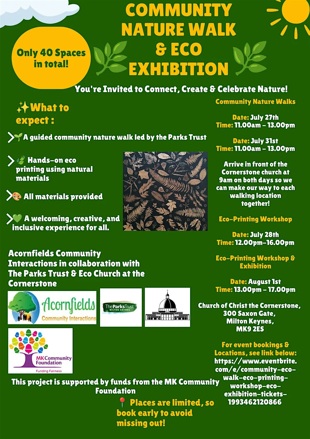 Community Nature Walk, Eco Workshop & Eco Exhibition
