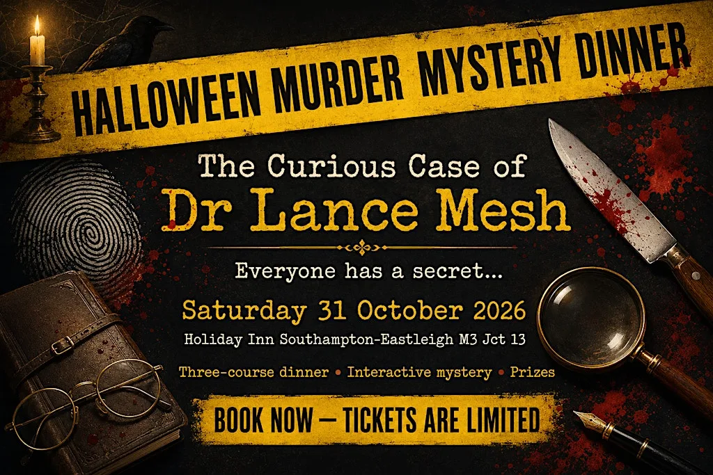 Murder Mystery Event - October at Holiday Inn Southampton-Eastleigh M3,Jct13, an IHG Hotel