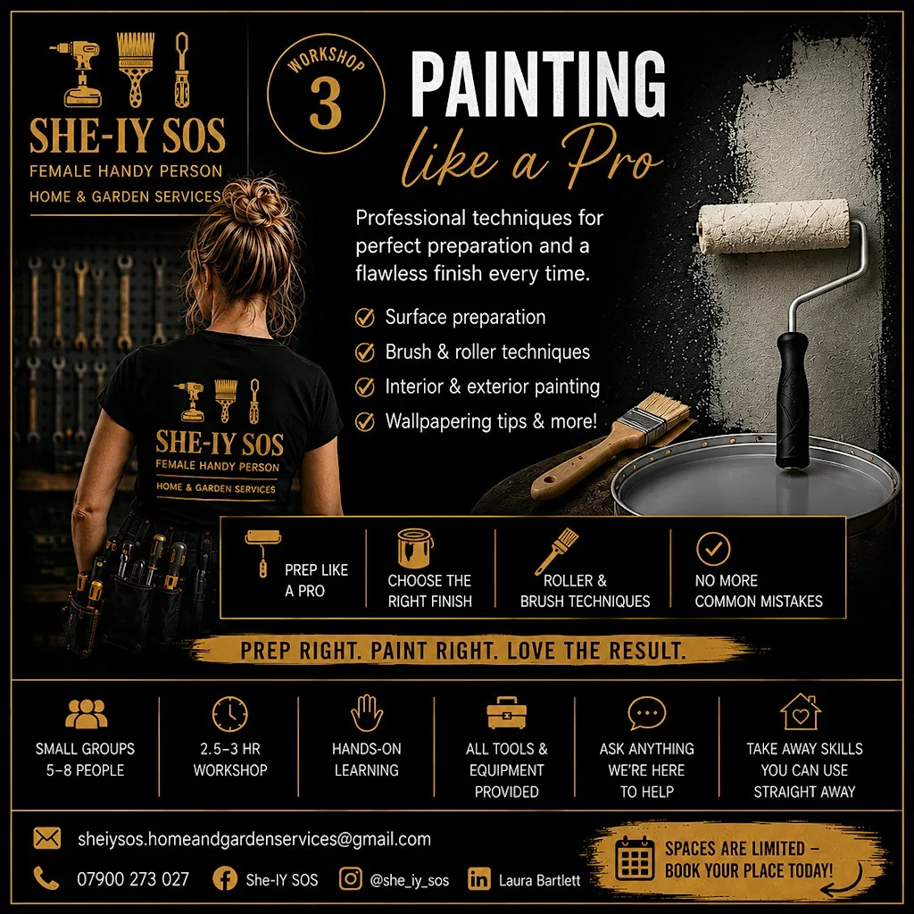 She-IY SOS Confidence Workshops - Painting Like a Pro at Sunderland Area Parent Support (SAPS)