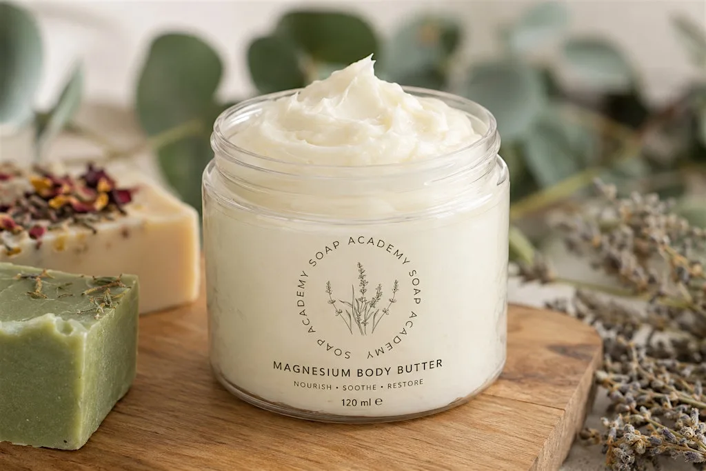 Magnesium Body Butter Making workshop at Westbury Arts Centre