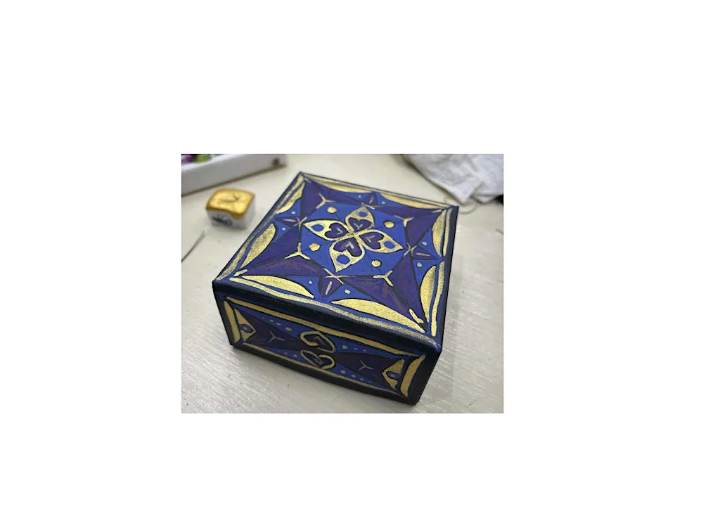 9to90 Summer Event, creating origami boxes with Esther Ley. at GS Artists Swansea