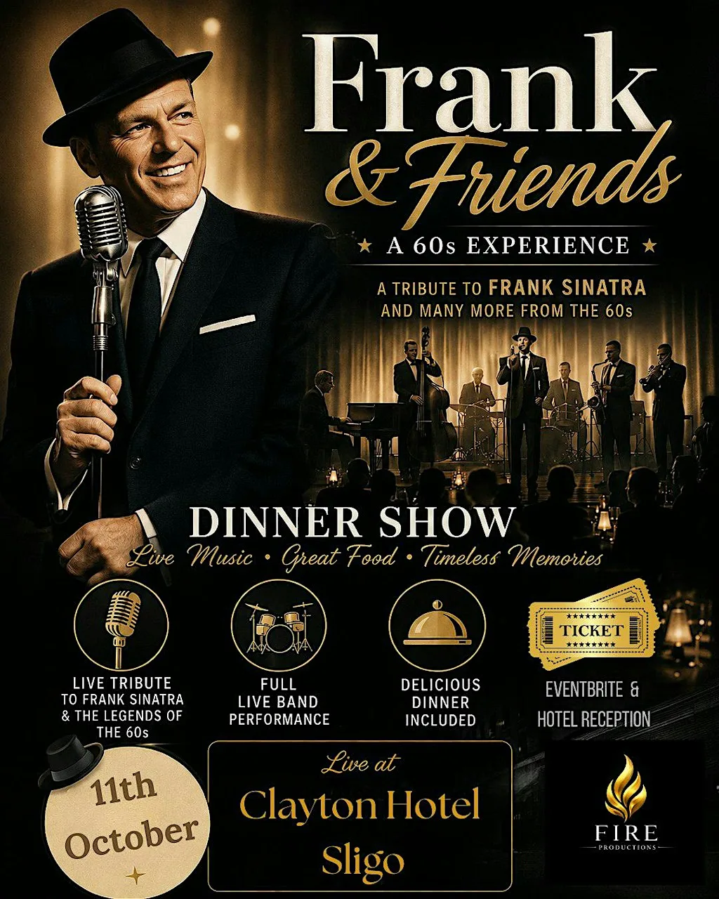Frank & Friends - Frank Sinatra 60s Experience - Keadeen Hotel, Newbridge at The Keadeen Hotel
