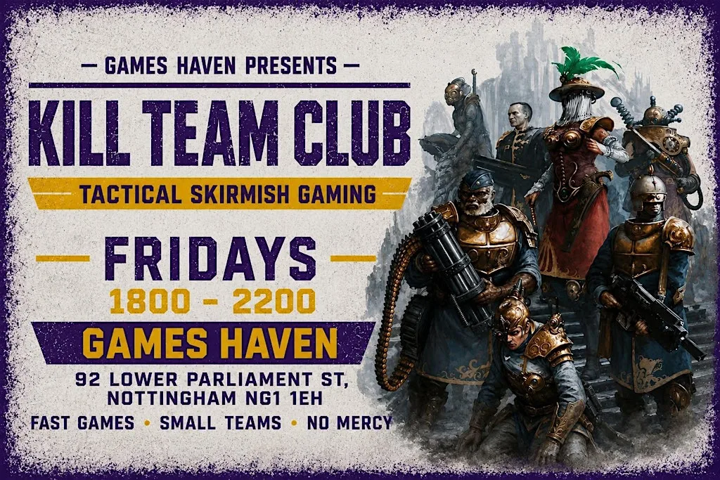 Friday Kill Team Night at Games Haven. at Games Haven