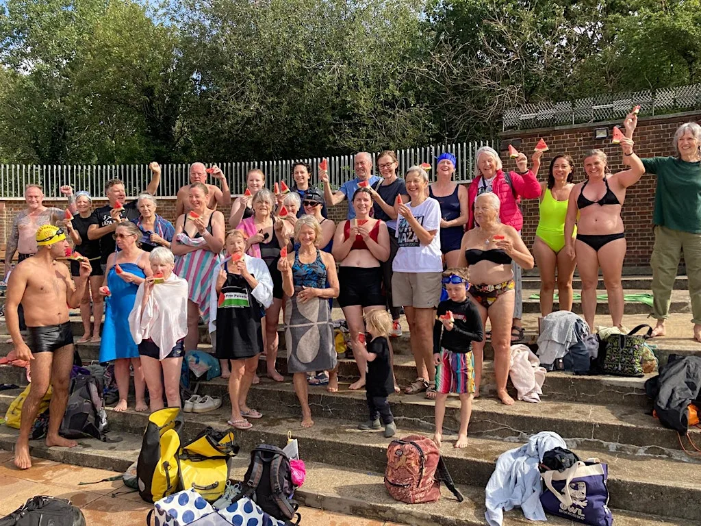 SWIM WITH GAZA Saturday 29 August 2026 Hampstead Heath London at Mixed Bathing Pond