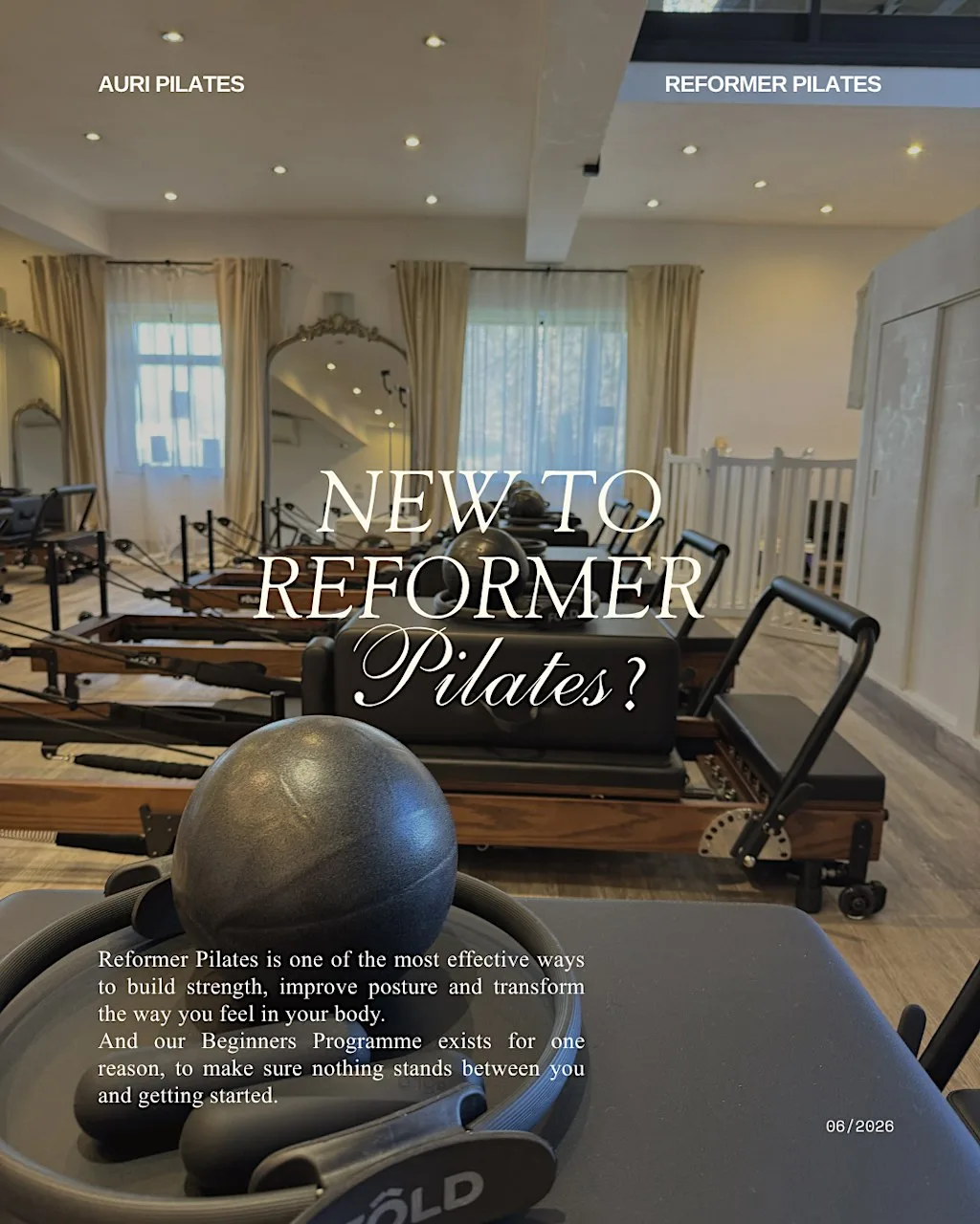 Active Over 60s Reformer Pilates | 4 Week Course | Leeds at Auri Pilates & Reformer Studios