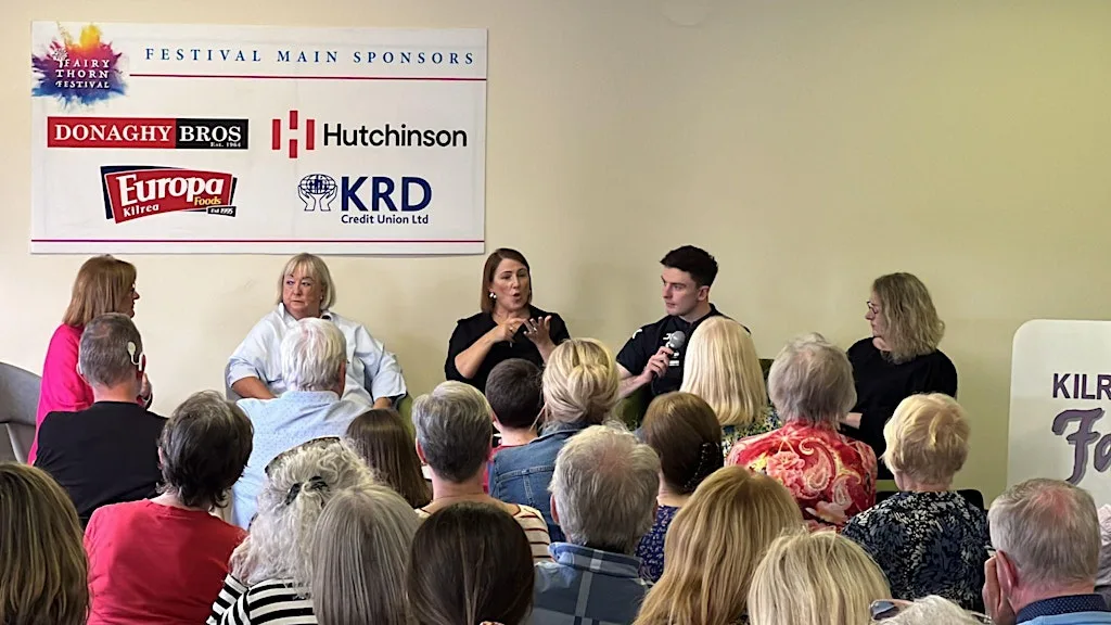 SOFA TALK 2026 with Pearl Hutchinson, Ursula McHugh & Majella McAteer at Kilrea Town Hall