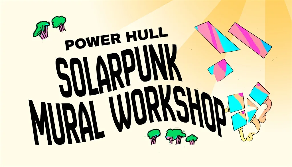 Solarpunk Mural Workshop at Lonsdale Community Centre