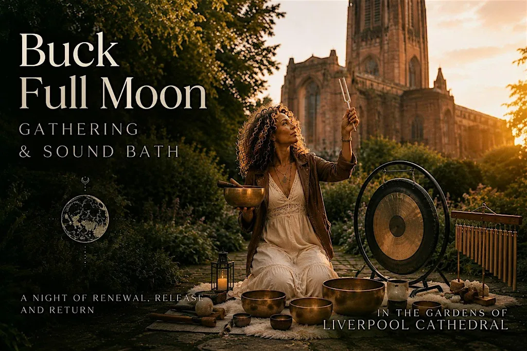 Buck Full Moon Sacred Sound Bath & Gathering at Liverpool Cathedral
