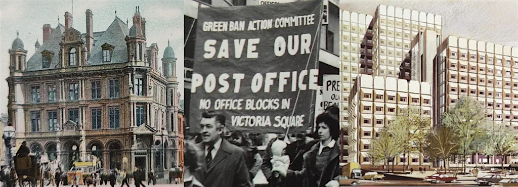 50th anniversary of campaign to save Victoria Square Post Office at The Warehouse - Birmingham Friends of the Earth environmental community hub
