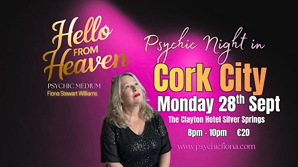 Psychic Night in Cork City with Psychic Medium Fiona Stewart-Williams at Clayton Hotel Silver Springs