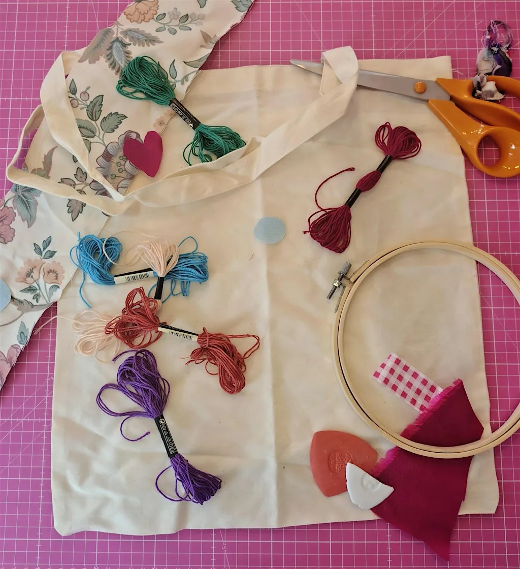Hand Embroidery Tote Bag! at Southgate Business Centre