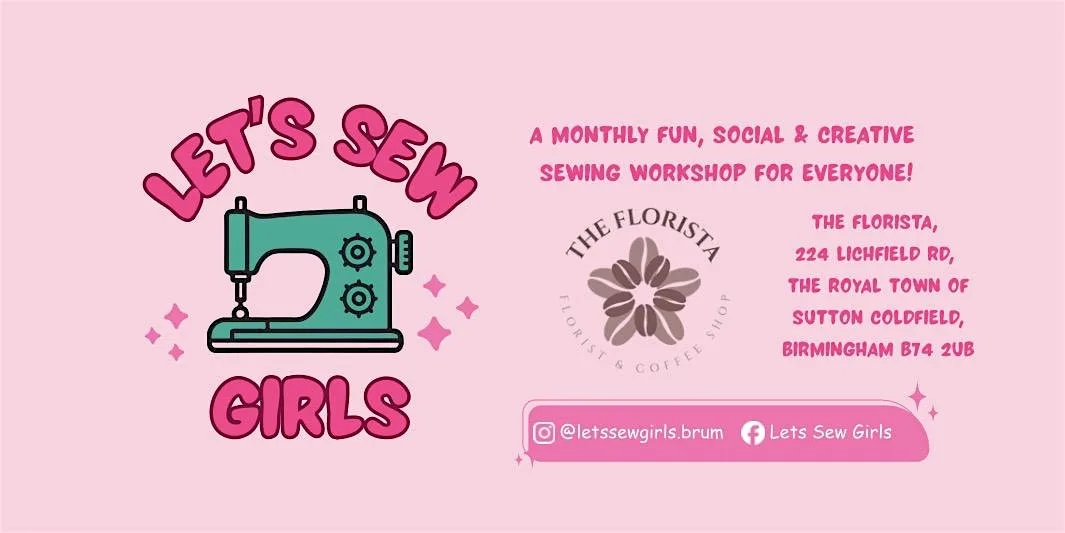 Let’s Sew Girls Sewing Workshop at The Florista
