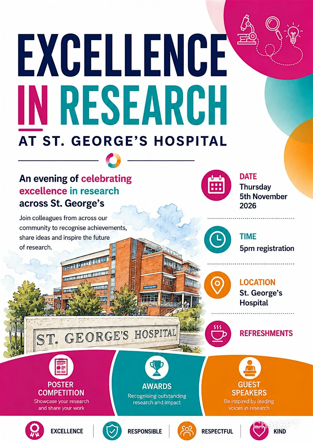 Excellence in Research at St George's at St George's Hospital