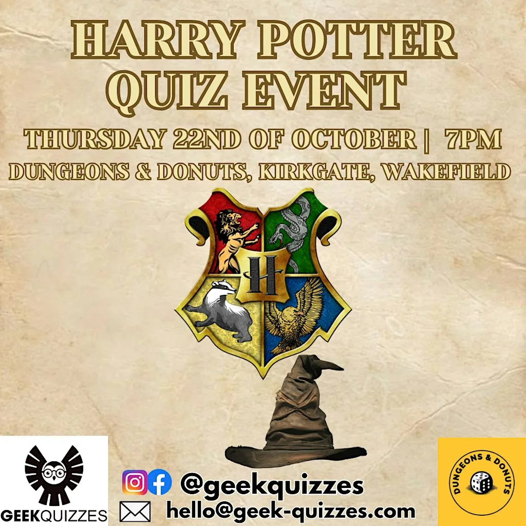 Harry Potter Quiz Event at Dungeons & Donuts