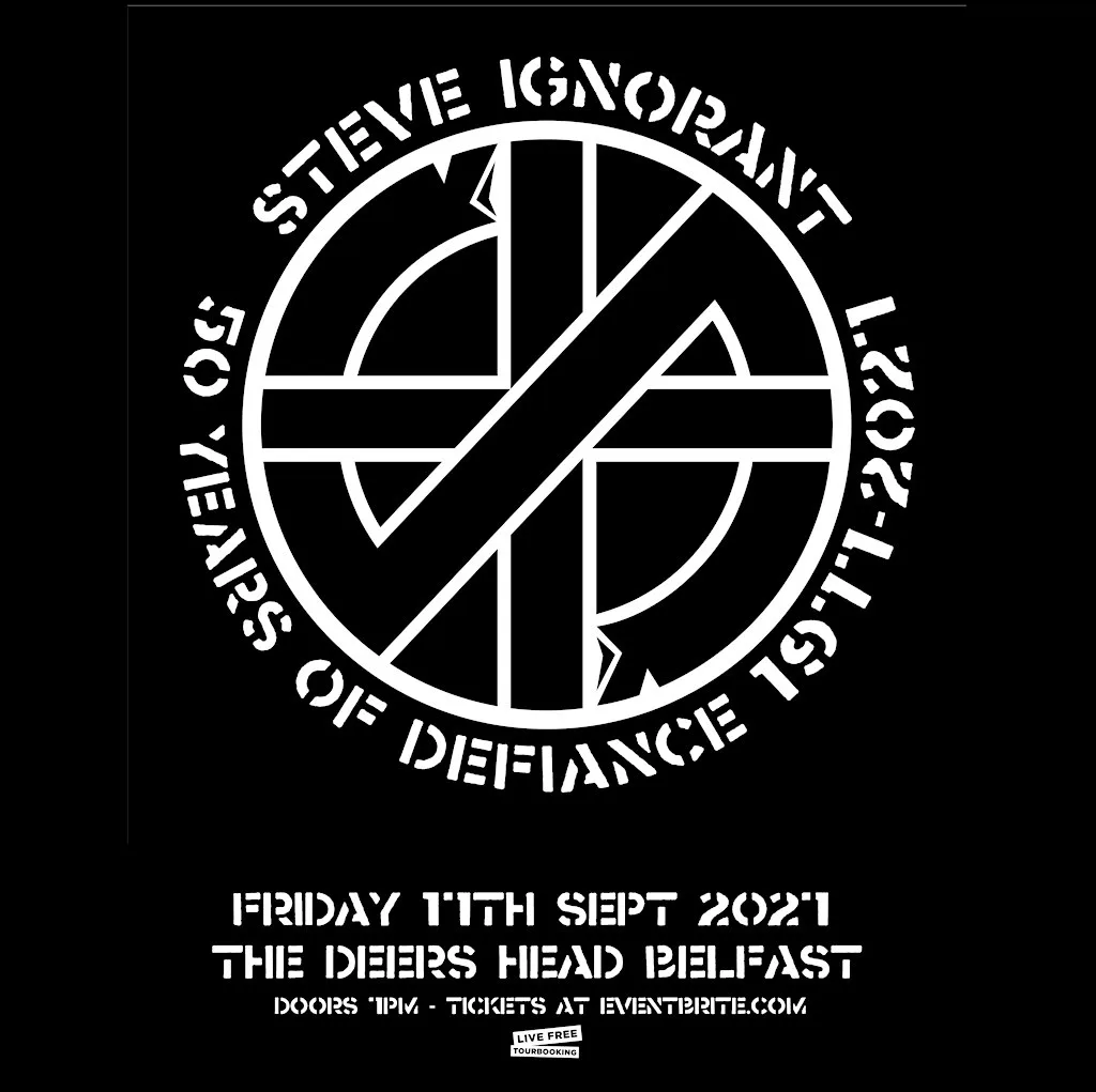 Steve Ignorant at The Deers Head Belfast 17/9/27 at The Deers Head Belfast
